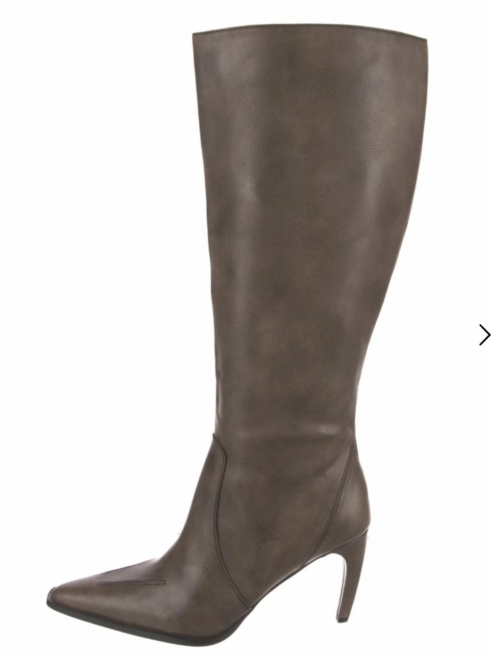 I.AM.GIA Tall Pointed Stiletto Boot - Taupe Brown